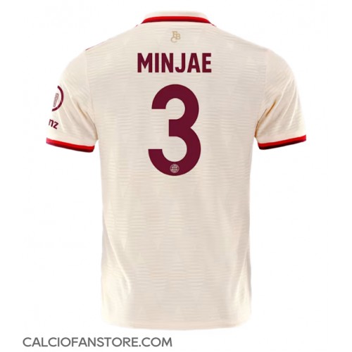 Maglia Calcio Bayern Munich Kim Min-jae #3 Terza Divisa 2024-25 Manica Corta